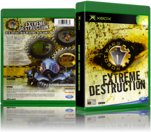 Robot Wars - Extreme Destruction (Europe)3D Boxes Back Front